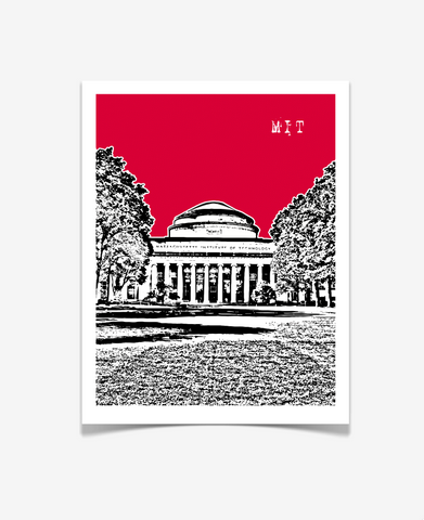 Boston Massachusetts Institute of Technology MIT Poster