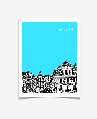 Madrid Spain Europe Posters VERSION 1