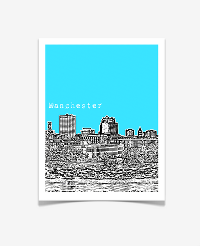 Manchester New Hampshire Poster
