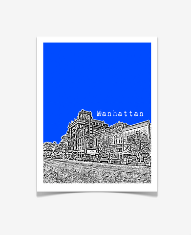 Manhattan Kansas - Kansas State University Poster