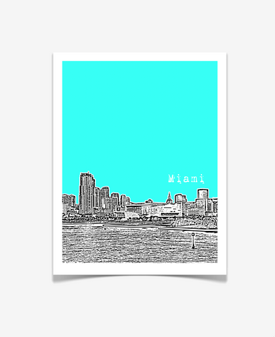 Miami Florida Poster - VERSION 1