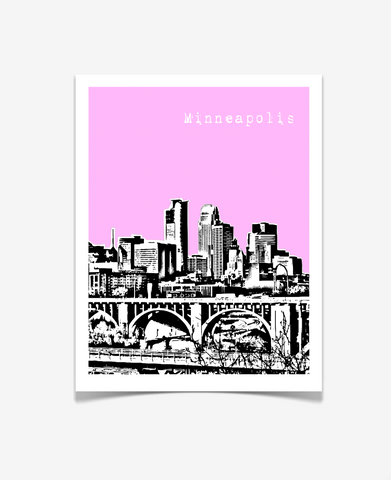 Minneapolis Minnesota Poster VERSION 1