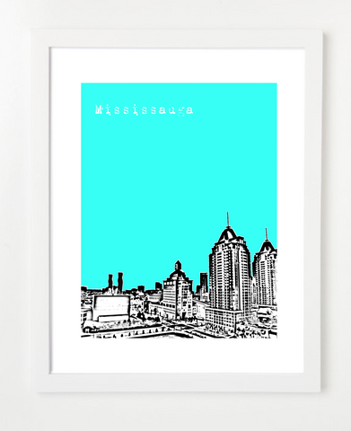 Mississauga Ontario Canada Posters and Skyline Art Prints | By BirdAve 