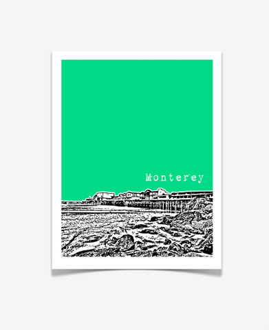 Monterey California Poster - VERSION 2