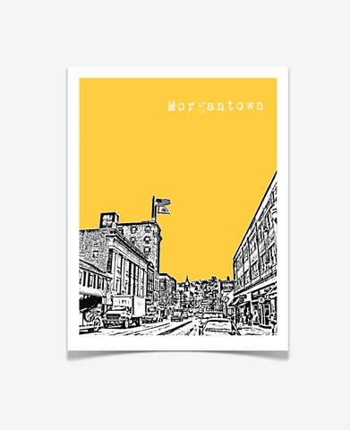 Morgantown West Virginia Poster