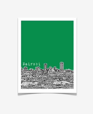 Nairobi Kenya Africa Poster
