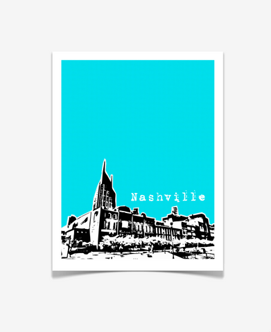 Nashville Tennessee Poster VERSION 2