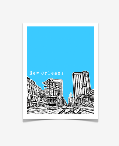 New Orleans Louisiana Poster VERSION 1