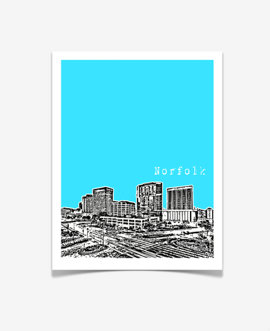 Norfolk Virginia Poster VERSION 1
