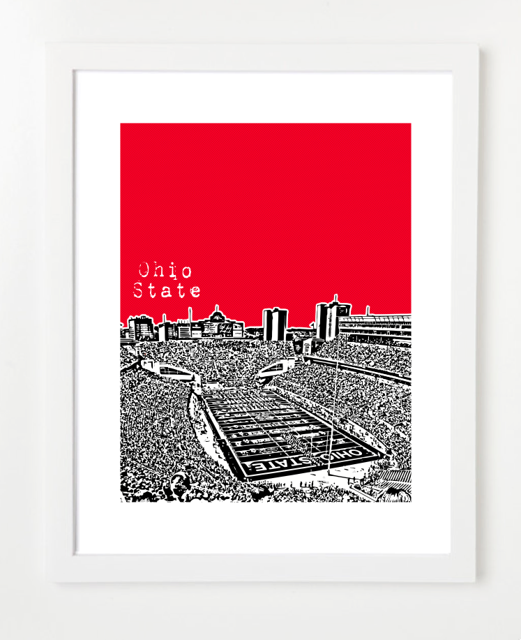 Ohio Rise Poster Buy This Classic Ohio State Buckeyes Poster Online | BirdAve