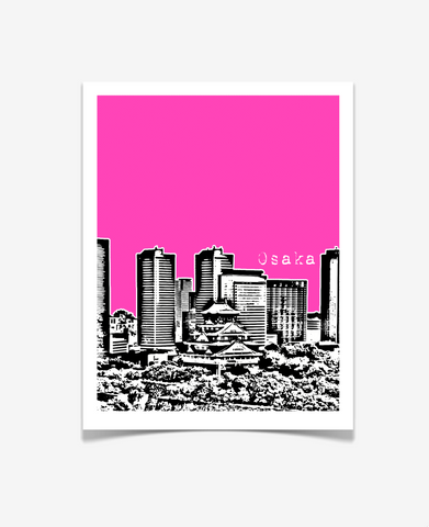 Osaka Japan Asia Poster VERSION 1
