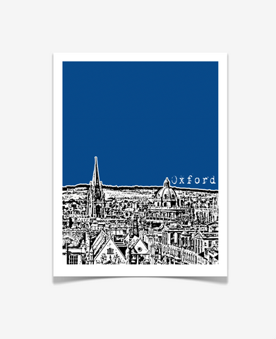 Oxford England Europe Poster