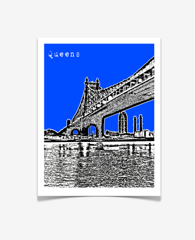 Queens New York Queensboro Bridge Poster