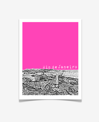 Rio de Janeiro Brazil Latin America Poster VERSION 1