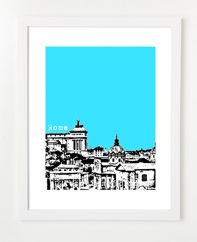 Rome Italy Europe Posters and Skyline Art Prints | By BirdAve 