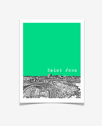 Saint John New Brunswick Canada Poster