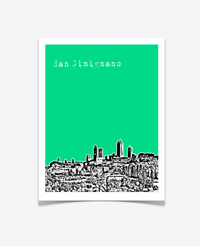 San Gimignano Italy Europe Poster