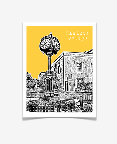 San Luis Obispo California Poster - VERSION 1