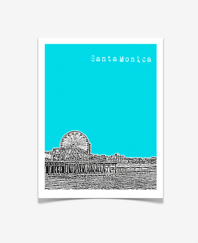 Santa Monica California Poster