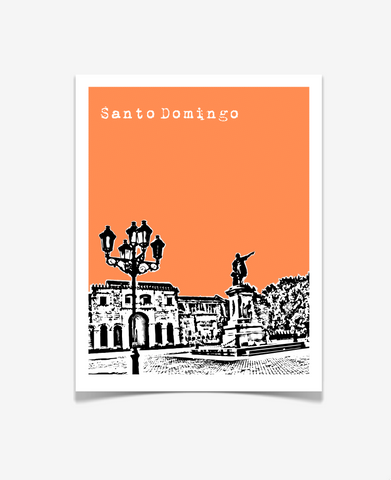 Santo Domingo Dominican Republic Latin America Poster