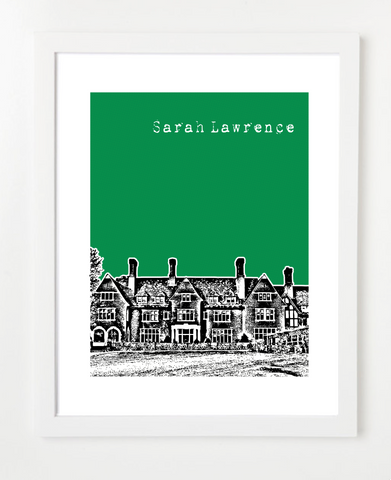 Sarah Lawrence College New York Skyline Art Print and Poster | By BirdAve Posters