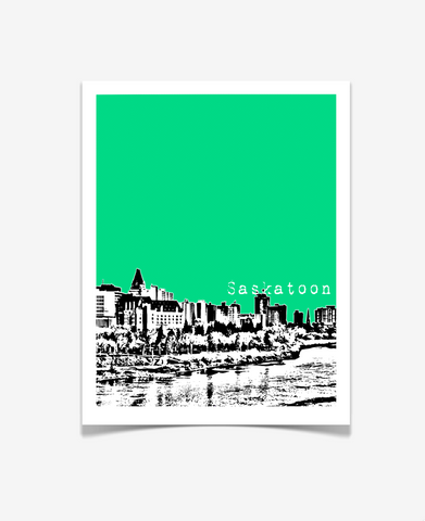 Saskatoon Saskatchewan Canada Poster