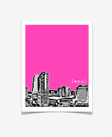 Seoul South Korea Asia Poster