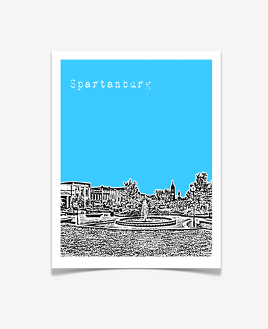 Spartanburg South Carolina Poster
