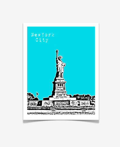 Statue of Liberty New York City VERSION 2 Poster