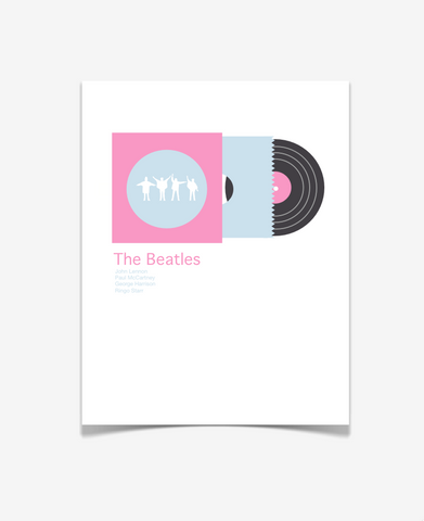 The Beatles Album Art - Music Poster - Lifestyle