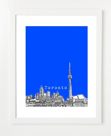 Toronto Ontario Canada Version 1 Posters and Skyline Art Prints | By BirdAve Posters