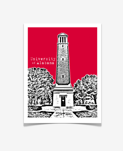University of Alabama Poster - Tuscaloosa