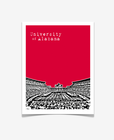 University of Alabama Crimson Tide Poster