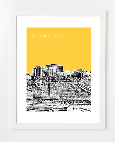 Nashville Tennessee Skyline Art Print and Poster | By BirdAve Posters