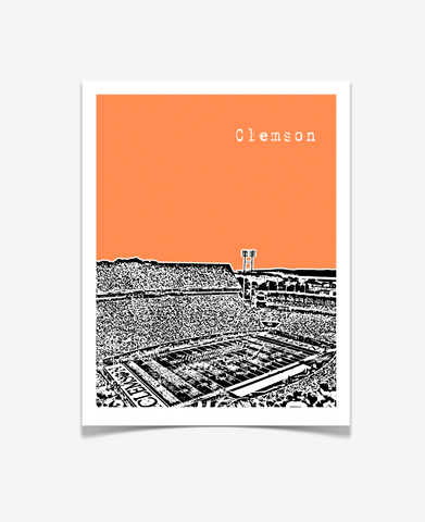 Clemson University Tigers South Carolina Poster