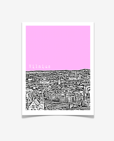 Vilnius Lithuania Europe Poster