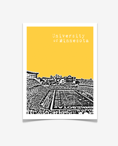 University of Minnesota Golden Gophers Poster