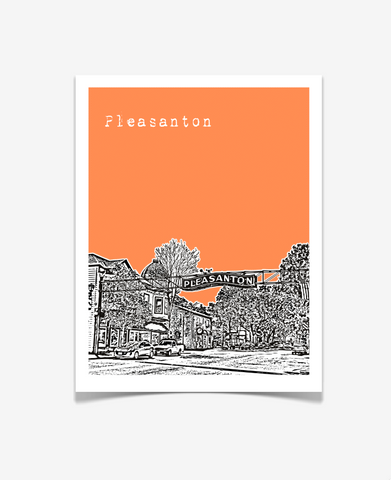 Pleasanton California Poster