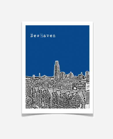 Yale University New Haven Connecticut Poster