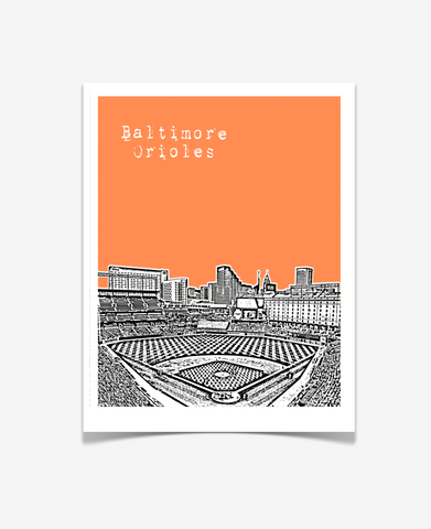 Baltimore Orioles Camden Yards Poster