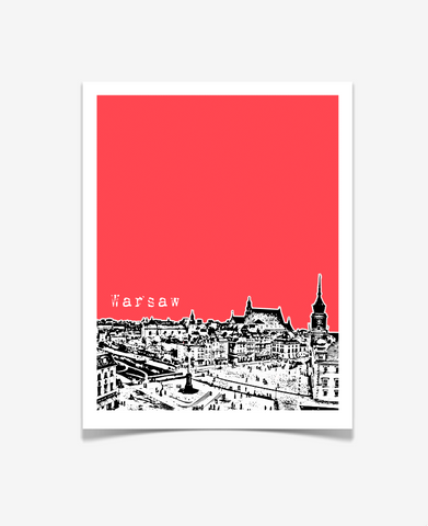 Warsaw Poland Europe Poster