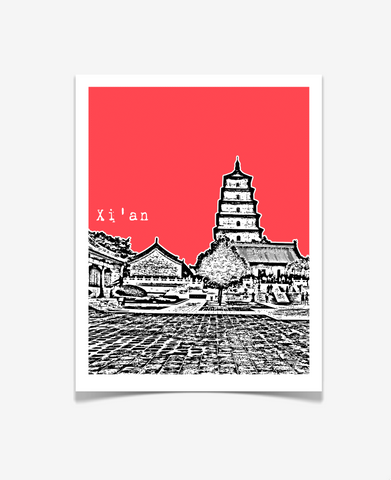 Xi'an China Asia Posters