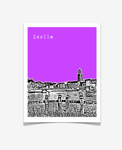 Zwolle Netherlands Europe Poster
