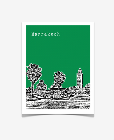 Marrakech Morocco Africa Poster